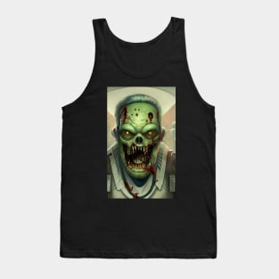 Terrifying zombie Tank Top